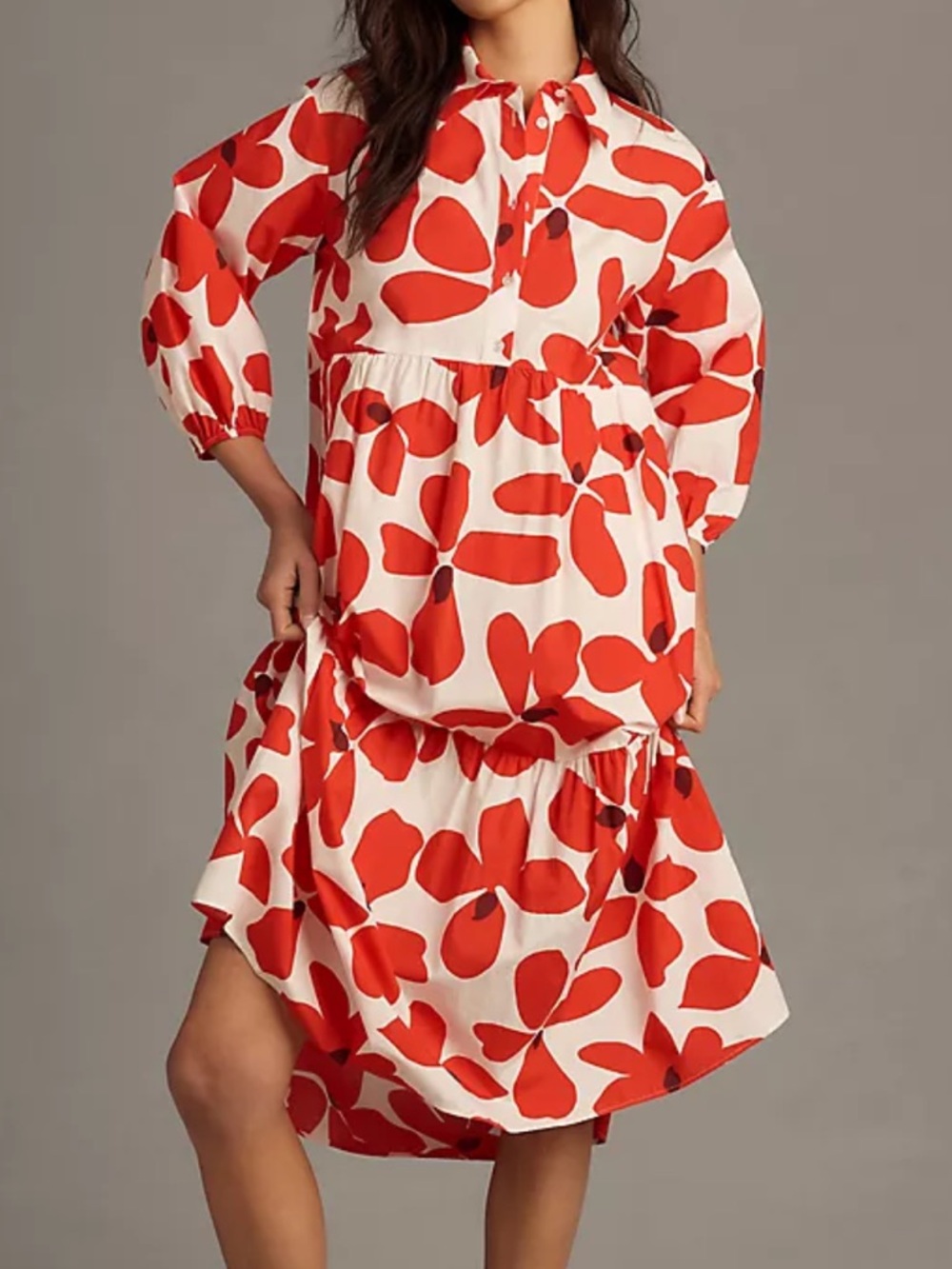 Maeve By Anthropologie Floral Dress XL